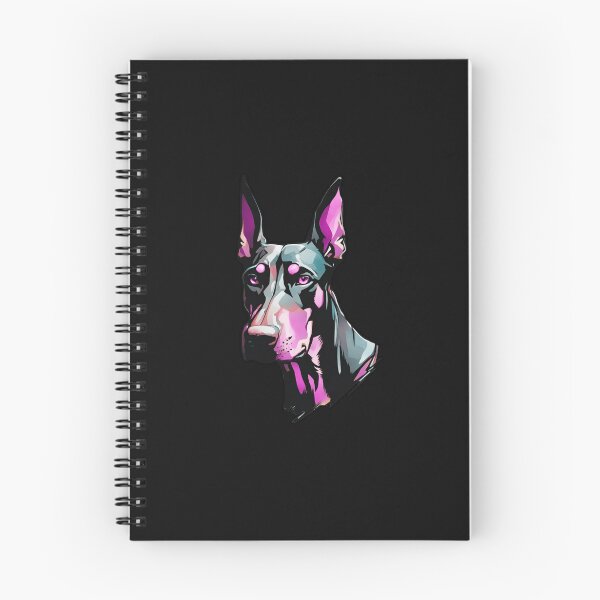 Item preview, Doberman Pinscher Dog Magenta designed and sold by Aquillashop.