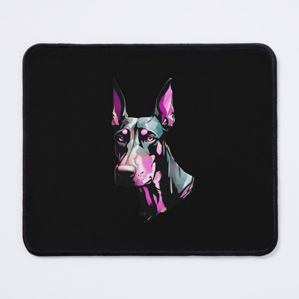 Item preview, Doberman Pinscher Dog Magenta designed and sold by Aquillashop.