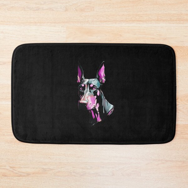 Item preview, Doberman Pinscher Dog Magenta designed and sold by Aquillashop.