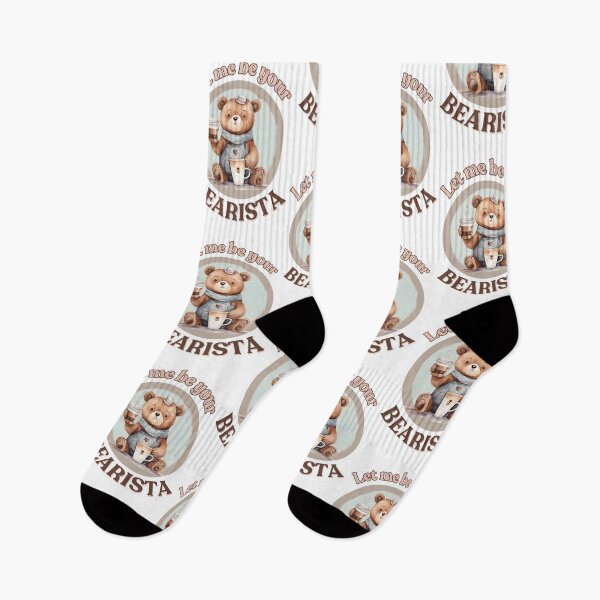 Item preview, Let me be your bearista - bear with coffe cup designed and sold by Drawmecute.