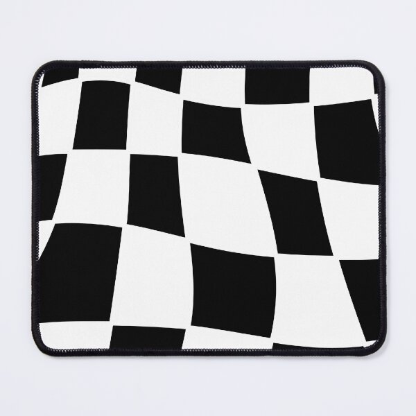 Item preview, cuadrados irregulares color blanco y negro designed and sold by ArtKar.
