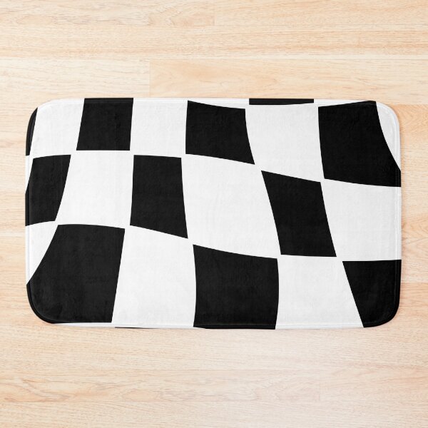 Item preview, cuadrados irregulares color blanco y negro designed and sold by ArtKar.