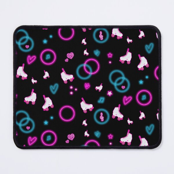 Item preview, Neon Glow Roller Skating Pink, Blue & Black Pattern designed and sold by idovedesign.