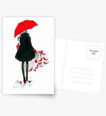 Christmas in Town Postcards