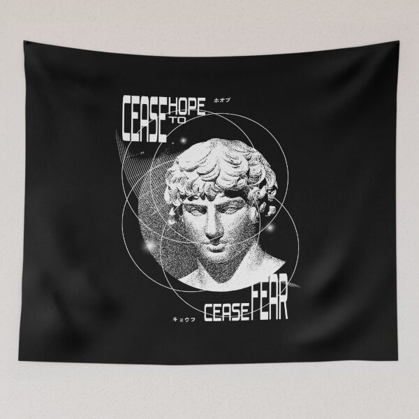 Item preview, Greek Statue Stoicism Quote Brutalist Y2K Aesthetics designed and sold by PVSKI.
