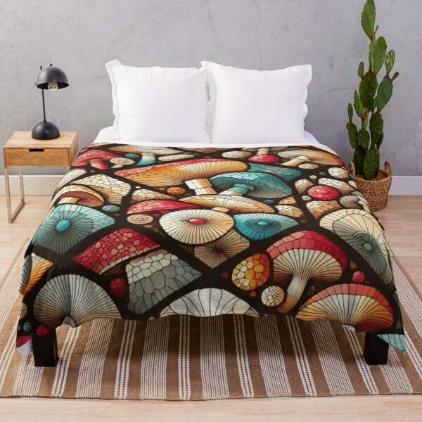 Item preview, Mushrooms die-cut pattern designed and sold by asbno19.