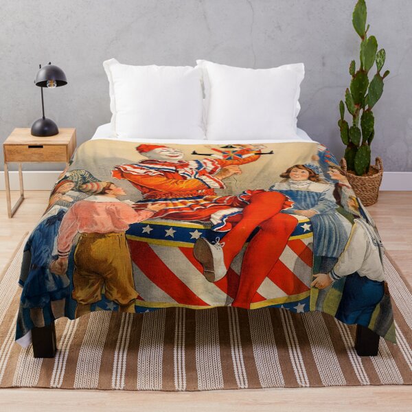 Item preview, Vintage Clowns in a Retro Advertisement Ringling Bros  designed and sold by ARVA-Digital.