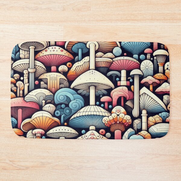 Item preview, Mushrooms die-cut pattern designed and sold by asbno19.