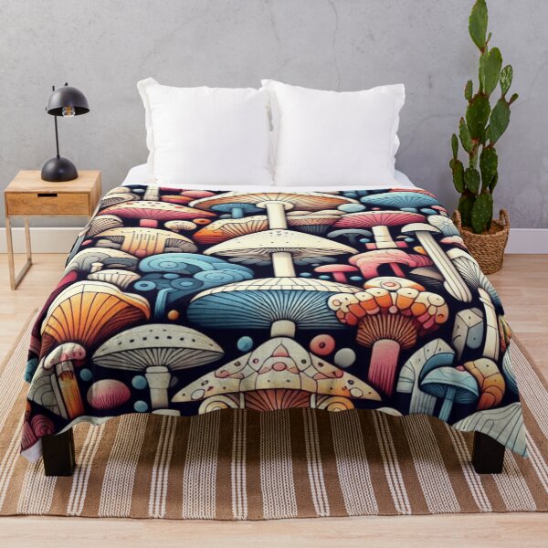 Item preview, Mushrooms die-cut pattern designed and sold by asbno19.