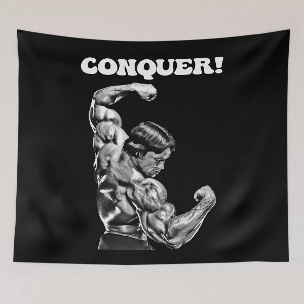 Item preview, Arnold schwarzenegger, Conquer! Arnold schwarzenegger Fan art designed and sold by HuzaifaNaveedh.