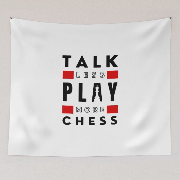 Item preview, Talk Less Play More Chess  designed and sold by ChessiShop.