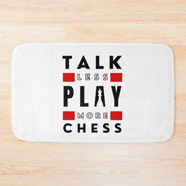 Item preview, Talk Less Play More Chess  designed and sold by ChessiShop.