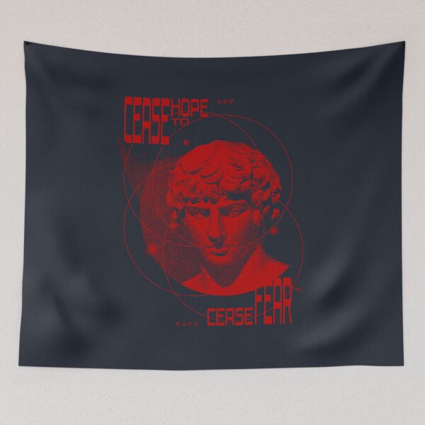 Item preview, Greek Statue Stoicism Quote Brutalist Y2K Aesthetics designed and sold by PVSKI.