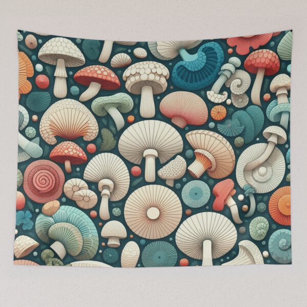 Item preview, Mushrooms die-cut pattern designed and sold by asbno19.