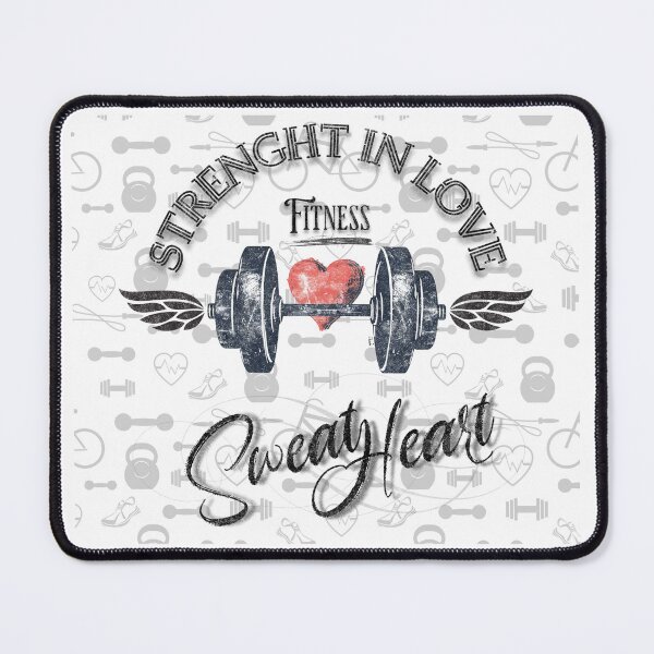 Item preview, Valentine with Fitness Flex Your Love: The 'Sweatheart' Tee designed and sold by BellaTeeItalia.