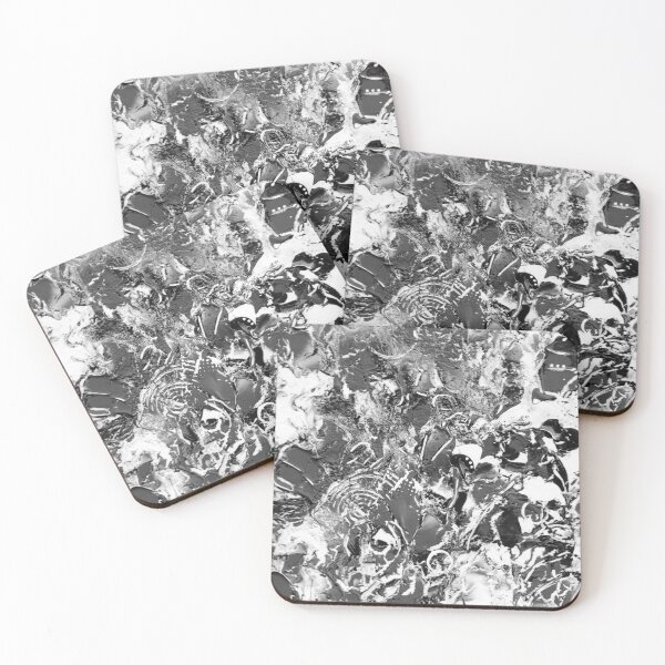 Item preview, Abstract Black and white rectangle designed and sold by Jo Wyles.