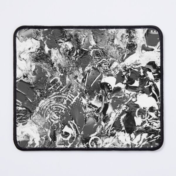 Item preview, Abstract Black and white rectangle designed and sold by Jo Wyles.
