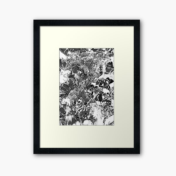 Item preview, Abstract Black and white rectangle designed and sold by Jo Wyles.