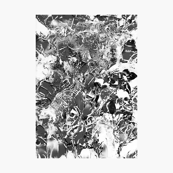 Item preview, Abstract Black and white rectangle designed and sold by Jo Wyles.