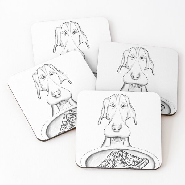 Item preview, Cute Dog Eat Pizza for dog lovers designed and sold by RegisIrala.