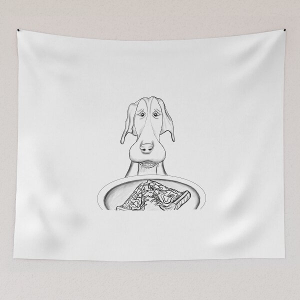Item preview, Cute Dog Eat Pizza for dog lovers designed and sold by RegisIrala.