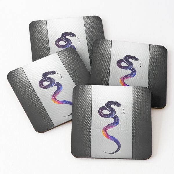 Item preview, Inkblot Chromatic Snake designed and sold by Quark-Up-Fiber.