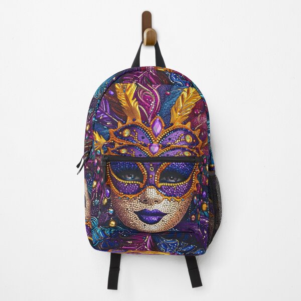 Item preview, ornate hearthstone abstract mardi gras mask designed and sold by dcrc.