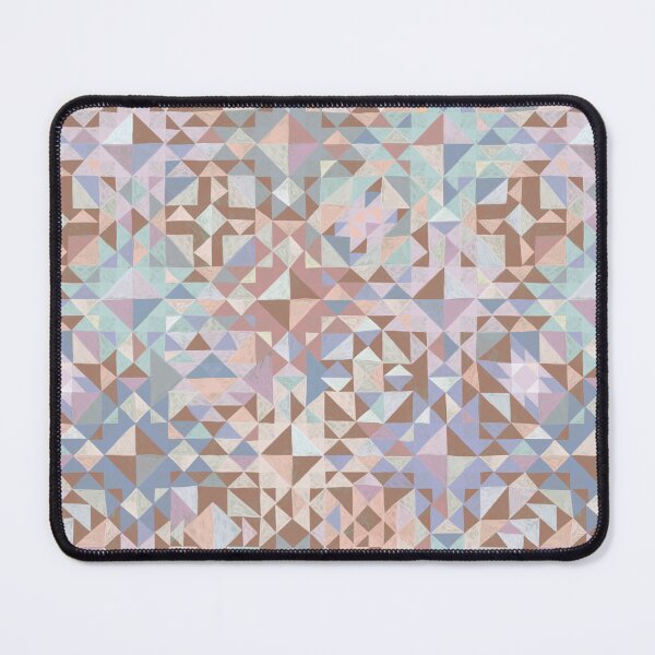 Item preview, pastel gem facets abstract hand drawn geometric shapes aztec mirage texture designed and sold by Ruth Cadioli.