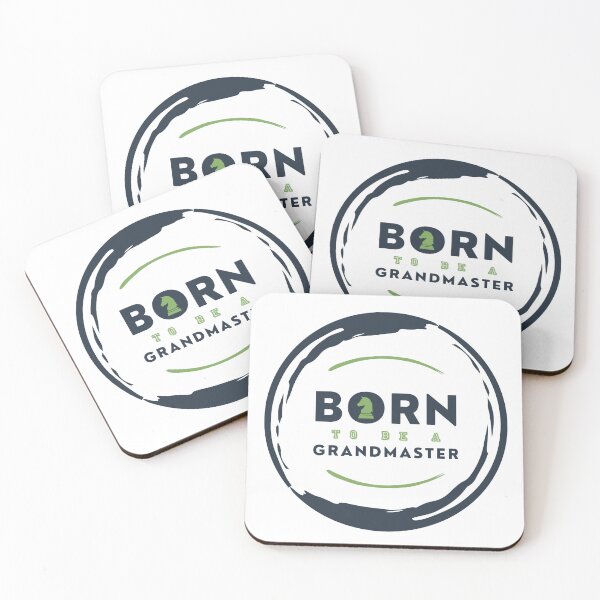 Item preview, Born to Be a Grandmaster - Bold Blue designed and sold by ChessiShop.