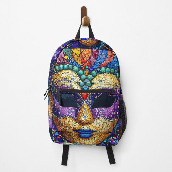 Item preview, ornate hearthstone abstract mardi gras mask designed and sold by dcrc.