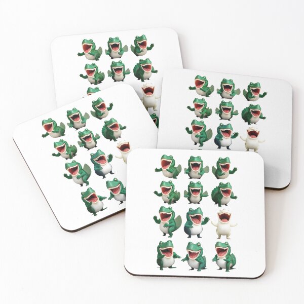 Item preview, 12 Cute Crocodile Sticker Pack- Cool Animal designed and sold by joejiing.