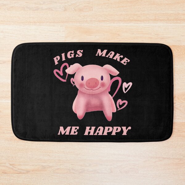 Item preview, Pigs Make Me Happy designed and sold by JuniperusArt.