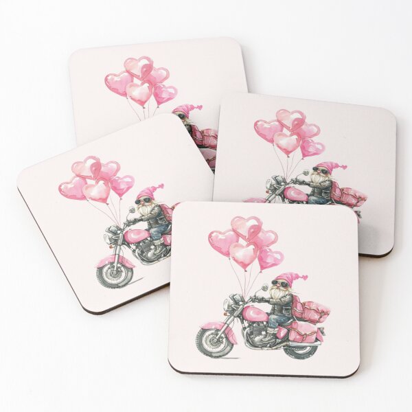 Item preview, Valentine 's Day Pink Gnome Ride a Motorcycle T-Shirts designed and sold by Modtanoydesign.