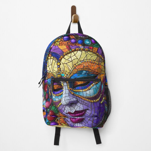 Item preview, ornate hearthstone abstract mardi gras mask designed and sold by dcrc.