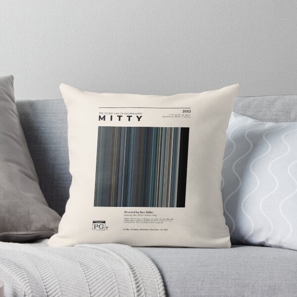 Item preview, The Secret Life of Walter Mitty (2013), Minimalist movie barcode designed and sold by PinkandP.