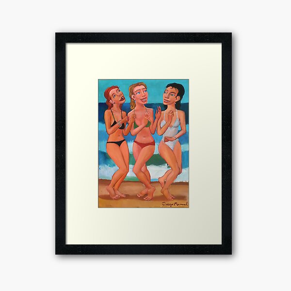 Vista previa del artículo con la obra «Bailando en la playa 11», diseñado y vendido por Diego Manuel Rodriguez.