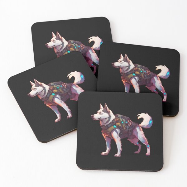 Item preview, Husky Dog Wolf Soldier Mercenary designed and sold by Aquillashop.