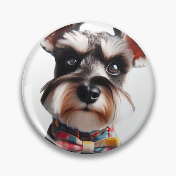 Item preview,  Silver miniature schnauzer designed and sold by KrisJuliet.