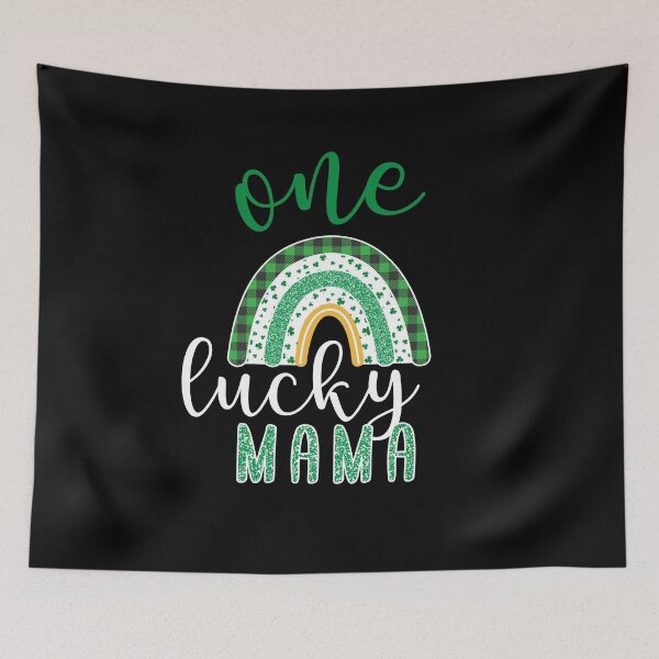 Item preview,  One Lucky Mama - One Lucky Family St Patricks Day Rainbow  designed and sold by Smix Pixels.