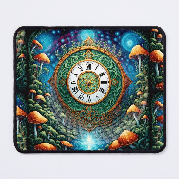 Item preview, Seb-E-deE -  Out Of Time Artwork, Green, Blue, Orange designed and sold by PsyStudioShop.