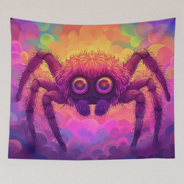 Item preview, Big Cute Rainbow Spider designed and sold by Sp3ctrumOfColor.