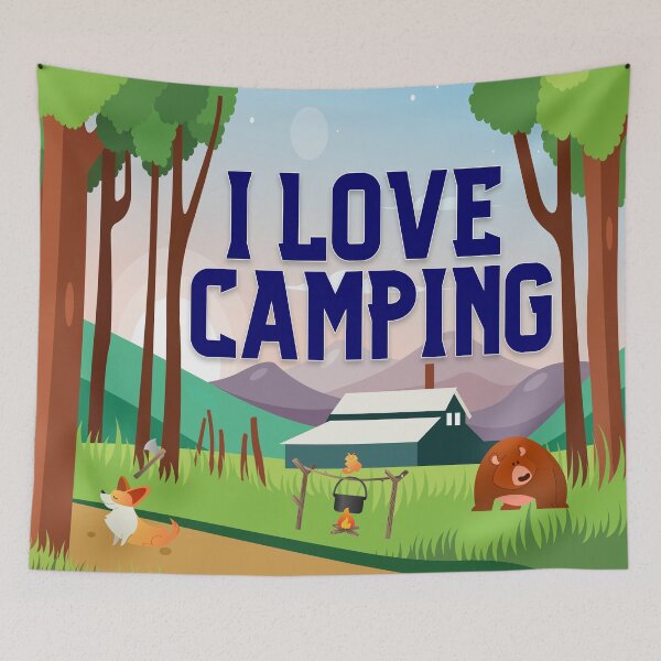 Item preview, I Love Camping designed and sold by MclaughlinGifts.