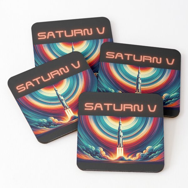 Aperçu de l'œuvre Saturne V créée et vendue par TEEJAMBOREE.