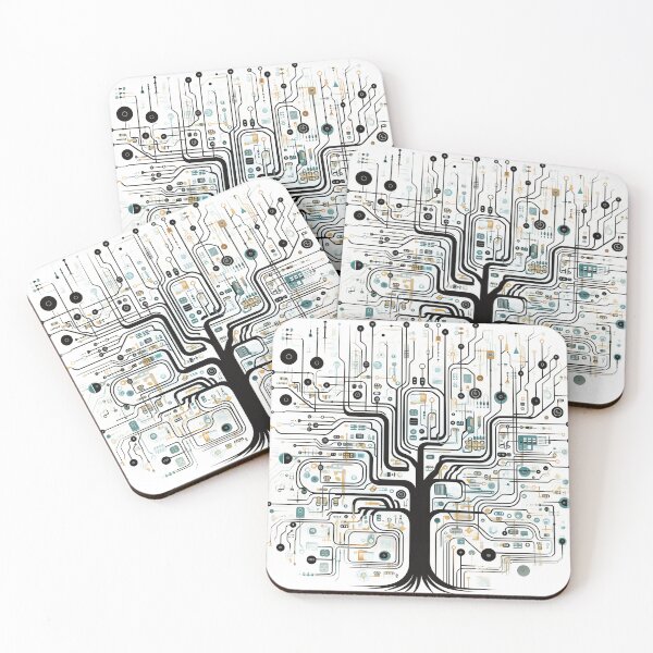 Item preview, Circuitry Blooms designed and sold by Artisleek Designs.
