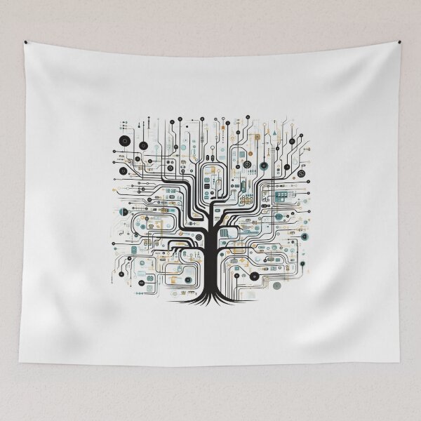 Item preview, Circuitry Blooms designed and sold by Artisleek Designs.