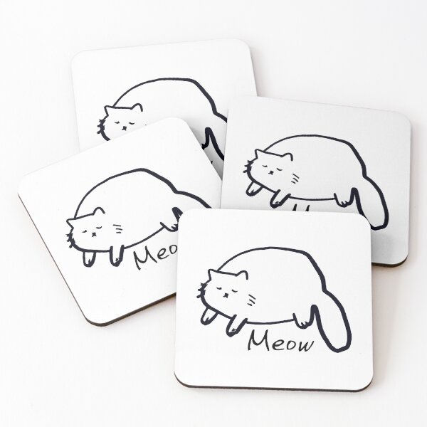 Item preview, The cute cat Meow designed and sold by sublidesign.