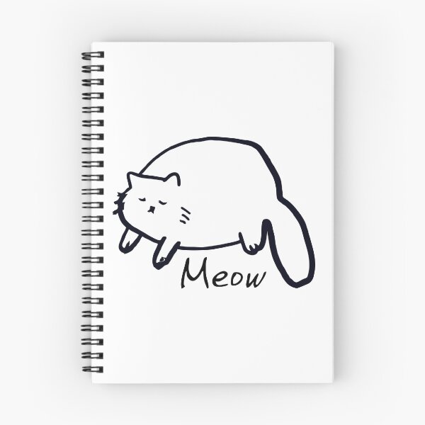 Item preview, El gato cute Meow designed and sold by sublidesign.
