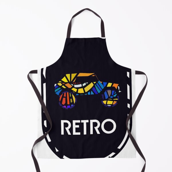 Item preview, Stain Glass Retro Truck (Black and White Border) designed and sold by KhoisanDesign.