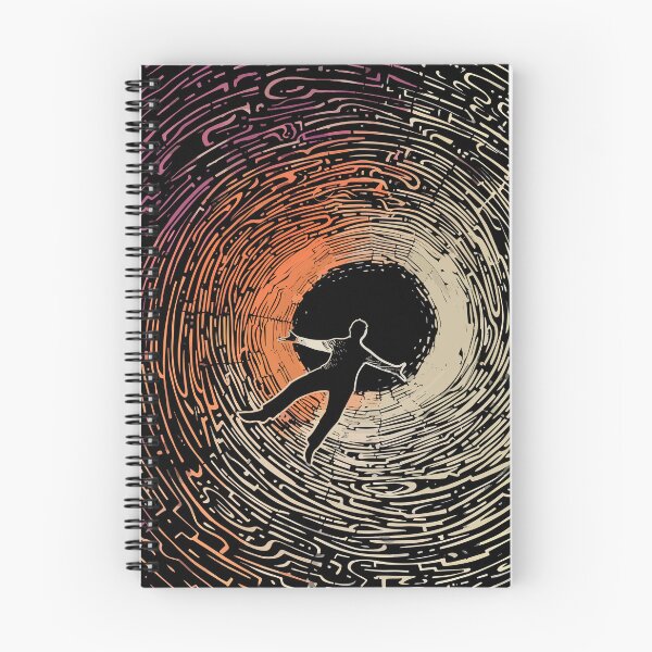 Item preview, Endlessly Falling, Falling through a Wormhole, Desperate Man, Travelling through a wormhole designed and sold by PrintShangri-La.