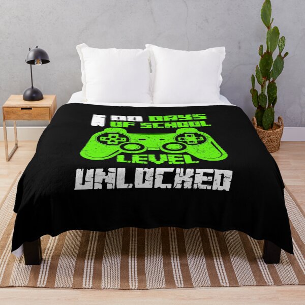 Item preview, Level 100 Days Of School Unlocked Gamer Boys Funny 100th Day designed and sold by storefoxmix.
